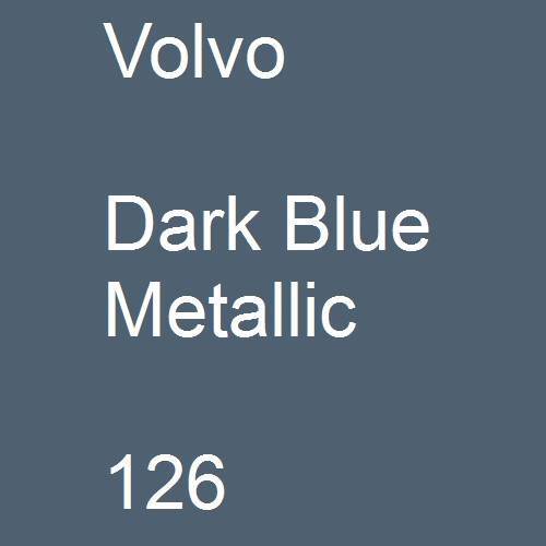 Volvo, Dark Blue Metallic, 126.